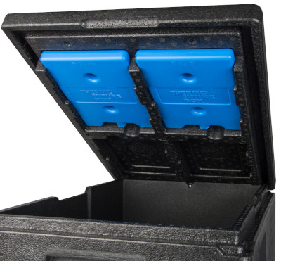 Couvercle de conteneur isotherme pour bacs gastro avec accumulateurs de froid