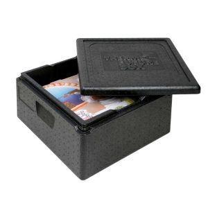 Thermobox pour transport livraison de boite à pizza ou gâteaux ou tartes: taille intérieure 350 x 350 mm